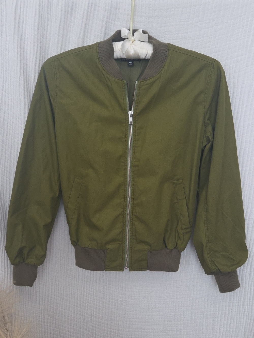 J. Crew Olive Green Bomber Jacket